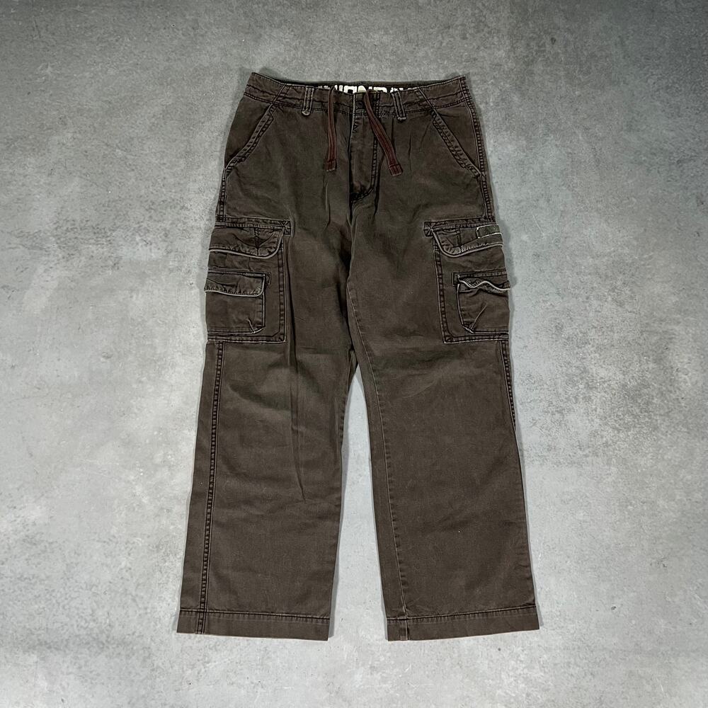 Vintage Unionbay Baggy Brown Cargo Pants 32x30 90's Wide Leg